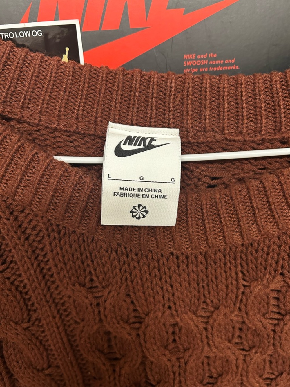 Nike Cable knit sweater - Picture 3 of 4
